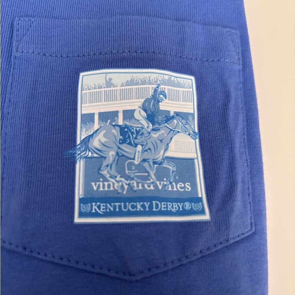 Vineyard Vines 146th Kentucky Derby Long Sleeve blue shirt. Women’s size sm.NWT - Picture 10 of 13